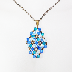 Pendant 45cm - Marissa Rhombus S-Bronze Chain - Pendant 45cm - Laiton bronze